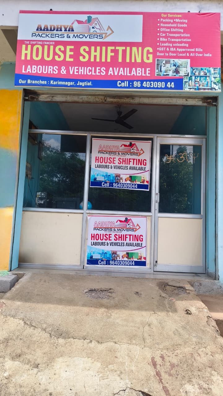 Aadhya Packers and Movers branch office in Karimnagar